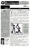 Reciclagem Zine #0 - Sexo virtual e bandas para escutar no micro. P&B.